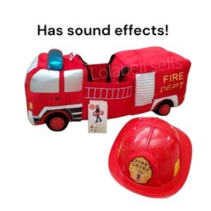 Fire truck Costume w/sounds! Lights up! Firefighter Costume